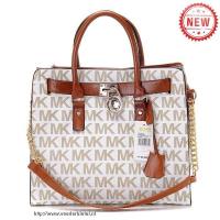 michael kors logo groot vanille bakken Tassen Roermond z21sk233